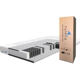 TULENA NOX Taschenfederkern Matratze 180x200 Federkernmatratze H1 + H2 Basic 18cm hoch Probeschlafen Rollmatratze Wendematratze