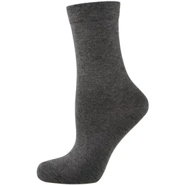 NUR DIE Socken Ohne Gummi 3er Pack - graumel. 39-42 3 St Strümpfe