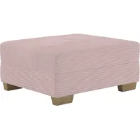 Mr. Couch Hocker "Hilla", rosa (stripes 8626 flamingo), B:98cm