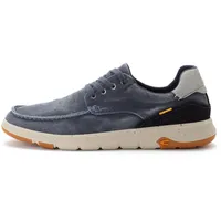 CAMEL ACTIVE Herren Sneaker aus Canvas mit Lederapplikationen Dunkelbau,