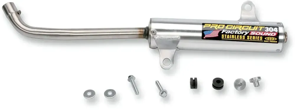 Pro Circuit 304 Blaster 88-06 Nicht Homologierter Schalldämpfer - Silver - Not Homologated