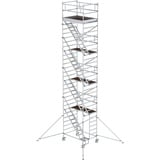 MUNK Rollgerüst 1,35 x 1,80 m mit Schrägaufstiegen Ausleger Plattformhöhe 8,