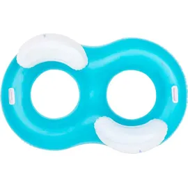 BESTWAY 2-Personen-Schwimmring Cool ComfortTM mit Rückenlehne 188 x 117 cm - Blau