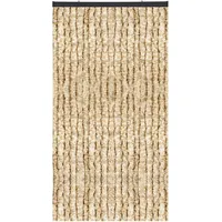 arsvita Flauschvorhang 80x200 cm Meliert beige - weiß,