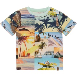 Minymo - T-Shirt Beachtime In Bunt, Gr.110