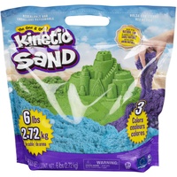 Kinetic Sand 2,7 kg - original magischer kinestischer Sand aus Schweden in 3 Farben für Indoor-Sandspiel, für Kinder ab 3 Jahren