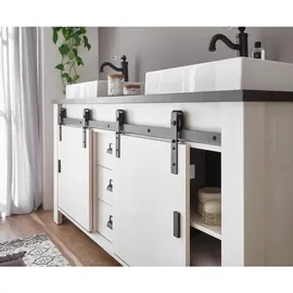 furn.design Doppelwaschtisch 164 x 81 x 43 cm