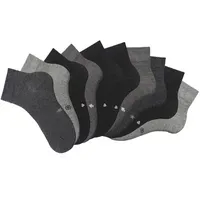 H.I.S. Kurzsocken 10er Pack Schwarz/Grau 39-42