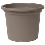 Euro3Plast Guya 30 cm rund aus recyceltem Kunststoff Farbe Taupe