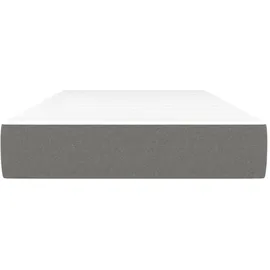 vidaXL Taschenfederkernmatratze Dunkelgrau 100x200x20 cm Stoff