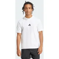 adidas Essentials Small Logo Single Jersey T-Shirt White / Black XL