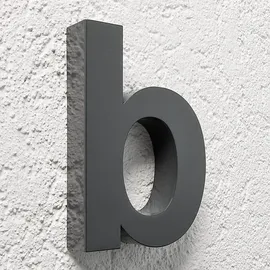 Longlife LED Hausnummer 3D Edelstahl Weiß