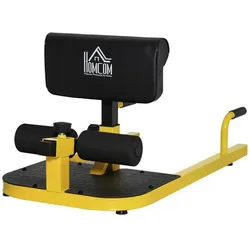 HOMCOM Beintrainer, gelb/schwarz, BxHxL: 97 x 56,5 x 50 cm
