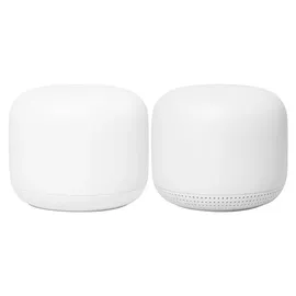 Google Nest Wifi WLAN-Router Dual-Band (2,4 GHz/5 GHz) Gigabit Ethernet Weiss, Router, Weiss
