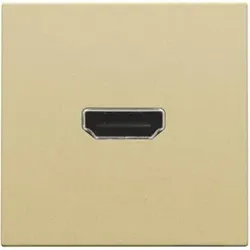 Niko Züblin 221-69416 Abdeckung mit HDMI zu Schrauben Verbindung gold coated 22169416