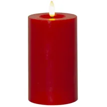 MARELIDA LED Stumpenkerze LINA 15 cm rot
