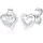 Elli DIAMONDS Ohrstecker Herz Silber 925 Sterling 0,03 ct