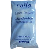 15x 1kg Jasminduft Luftentfeuchter Granulat (Calciumchlorid) im Vliesbeutel, Nachfüllpack für Raumentfeuchter