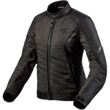 RevIt! Revit Torque 2 Damen Motorrad Textiljacke, schwarz-grau, Größe 46