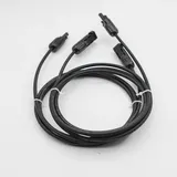 E.For.U Solarkabel Verlängerung Modulkabel, mit MC4 Stecker, H1Z2Z2-K Solarmodul PV Kabel 4mm2/6mm (300 cm), Rot+Schwarz