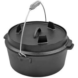 VAGGAN Dutch Oven 25 x 16 cm Gusseisen Schwarz