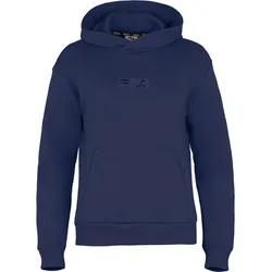 FILA Damen Hoodie BAICOI - Sweatshirt, Sweater, Kapuze, Langarm, Logo Stickerei Blau M