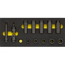 Elora Impact-Kraft-Steckschlüssel-Satz 1/2", 17-tlg.