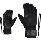Ziener Erwachsene Genio GTX PR Ski-Handschuhe/Wintersport | Wasserdicht, Atmungsaktiv, Warm, Gore-tex, Primaloft, Black, 8