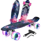luxuskollektion BELEEV 22 Zoll Mini Cruiser LED Leuchtrollen