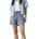 501 Mid Thigh Shorts Blau 29