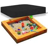 Abdeckung Sandkasten, Sandkastenabdeckung 120x120x20cm, Abdeckplane Wasserdicht