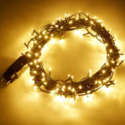 TECTAKE Lichterkette Weihnachten mit 8 Funktionen - 200