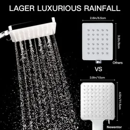 luxuskollektion Regendusche Duschkopf XXL 6 Strahlarten