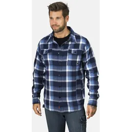 Hero by John Medoox Overshirt Karohemd Blau M