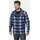 Hero by John Medoox Overshirt Karohemd Blau M