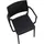 Idimex Gartenstuhl TERRA 55 x 52 x 81 cm schwarz 4 St.