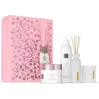 RITUALS The Ritual of Sakura Geschenkset Gift Set L Duschschaum 200 ml + Body Cream 200 ml + Mini-Duftstäbchen 70 ml + Duftkerze 140 g