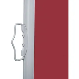 vidaXL Seitenmarkise 160 x 600 cm Rot Polyester