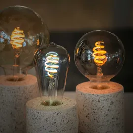 Hombli Filament Bulb CCT E27 G95-Amber 2er-Set