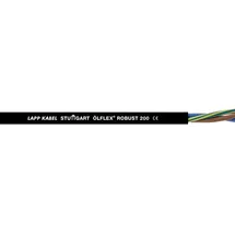 Lapp ÖLFLEX® ROBUST 200 Steuerleitung 5G 6mm2 Schwarz 21823/500 500m
