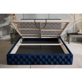 alpimeble Polsterbett 180 x 200 cm Blau