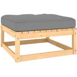 vidaXL Garten-Lounge-Set 10-tlg. natur/grau 3077074