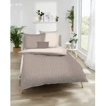 KAEPPEL Eternity Combo Mako-Satin rubin rot 135 x 200 cm + 80 x 80 cm
