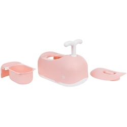 Kikkaboo Töpfchen Wal, Behälter abnehmbar, Deckel, rutschfeste Basis, Spielgriff rosa