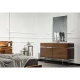 aea Luxus Kommode 130 x 0 x 0 cm mit Spiegel / braun