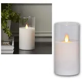 Star Trading LED M-twinkle weiß, 7,5x15cm in Transparent | Gr.: onesize