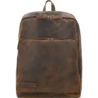 Plevier Hertz Daypack Leder 45 cm Laptopfach braun