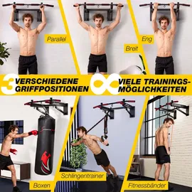Sportstech Klimmzugstange Schwarz