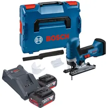 Bosch GST 18V-125 S Professional inkl. 2 x 4,0 Ah + Ladegerät + L-Boxx