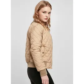 URBAN CLASSICS Diamond Quilt Nylon Steppjacke Union Beige 5XL